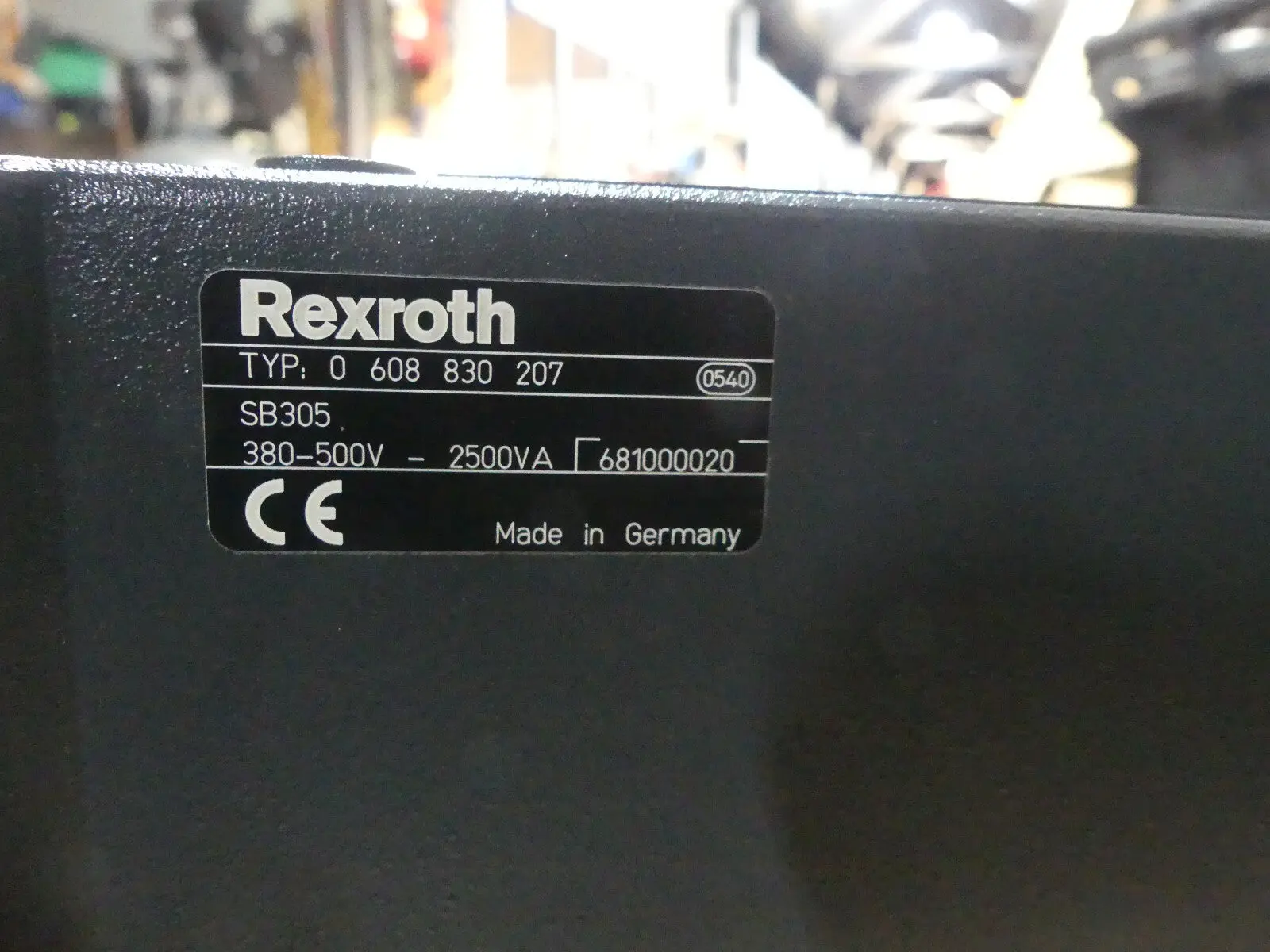 Produktfoto 1 von REXROTH 0 608 830  SB305 380-500V - 2500VA SERVO CONTROLLER SYSTEM