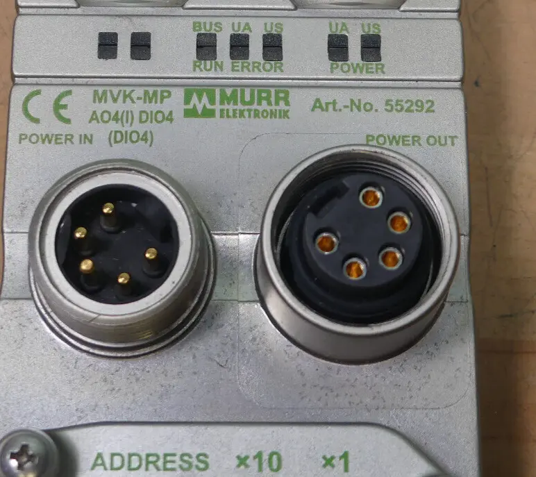 Produktfoto 1 von MURR ELEKTRONIK 55292 MVK E/A Kompaktmodul MVK-MP AO4 (I) DIO4 (DIO4)