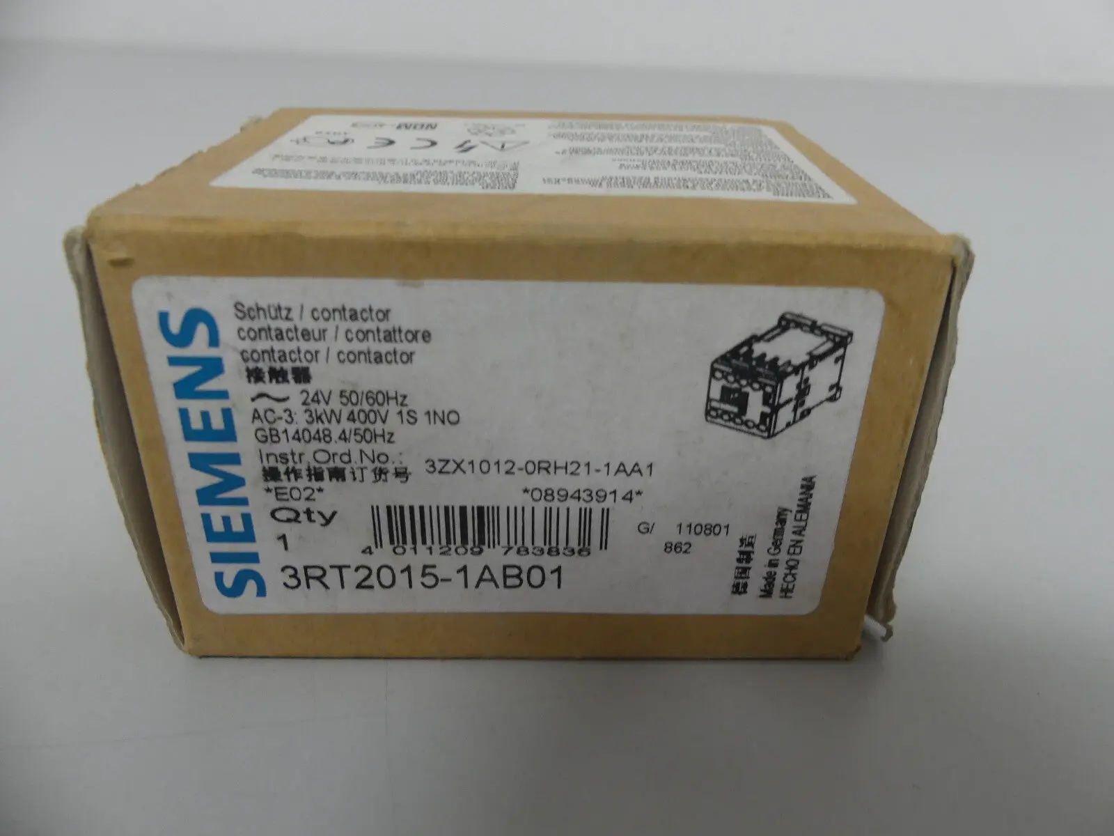 Produktfoto 1 von Siemens Sirius 3RT2015-1FB41