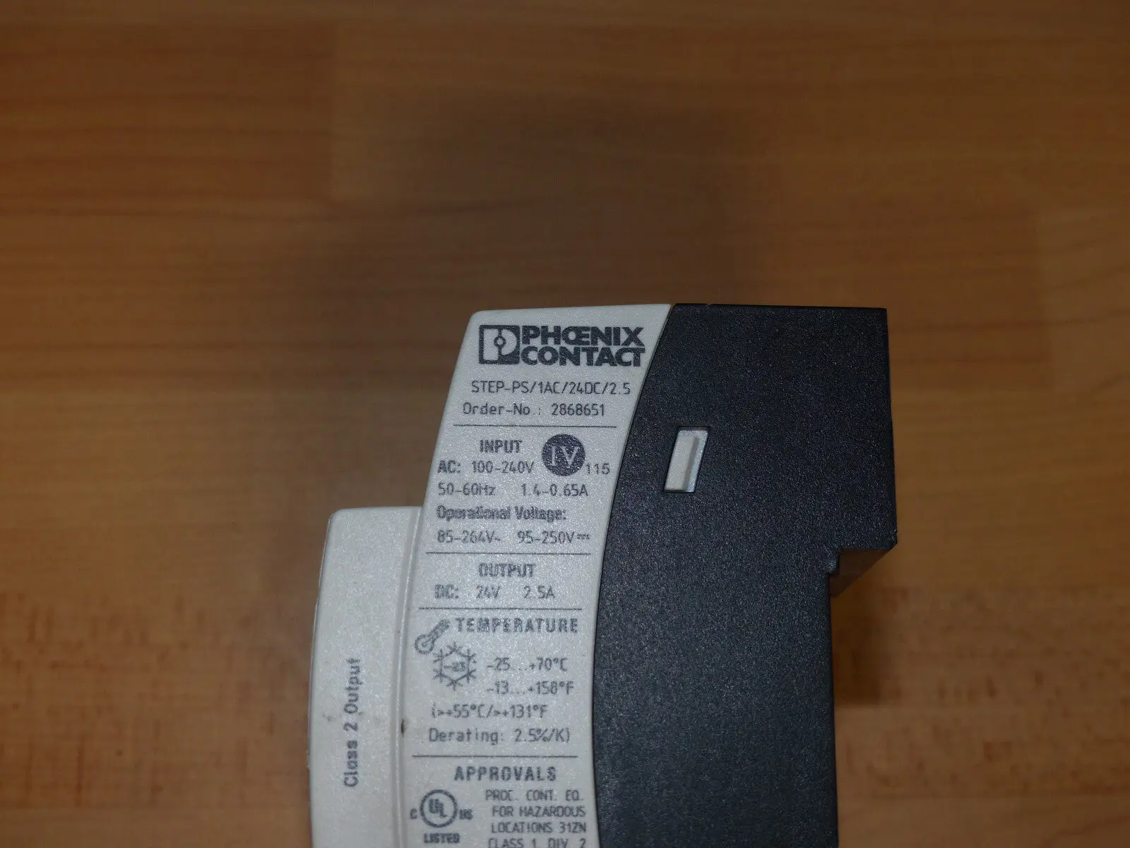 Produktfoto 1 von PHOENIX CONTACT Netzteil 2868651 STEP-PS/1AC/24DC/2.5 used