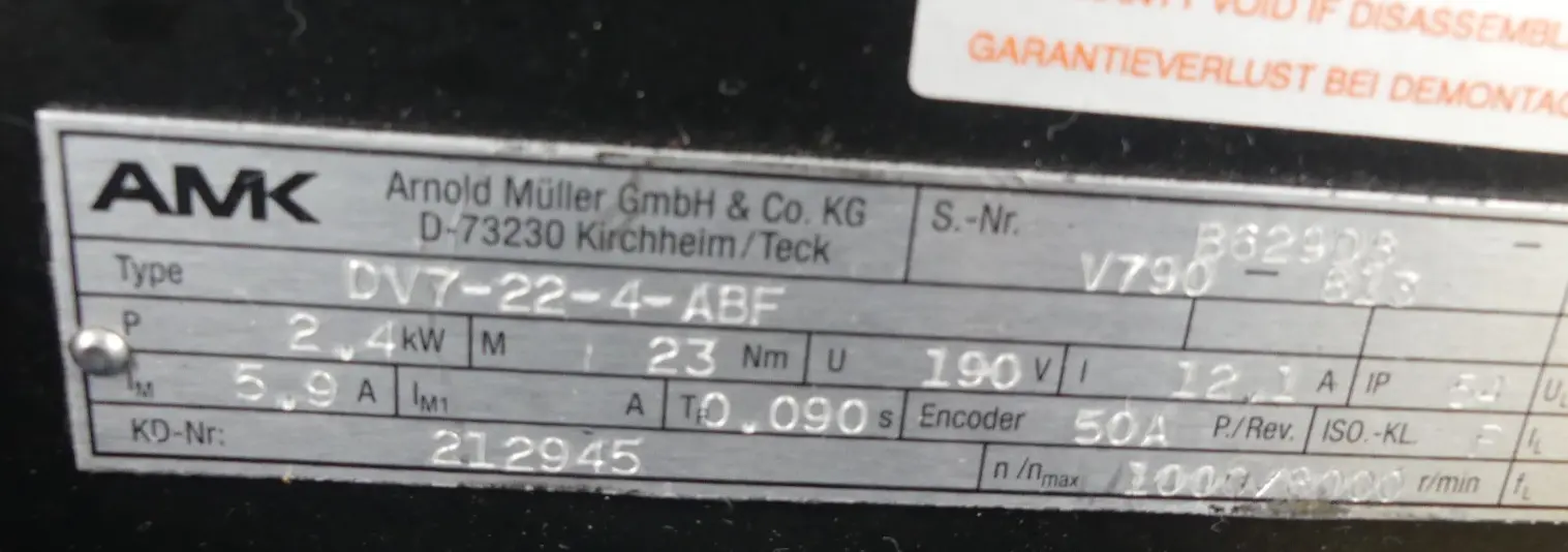 Produktfoto 1 von AMK DV7-22-4-ABF