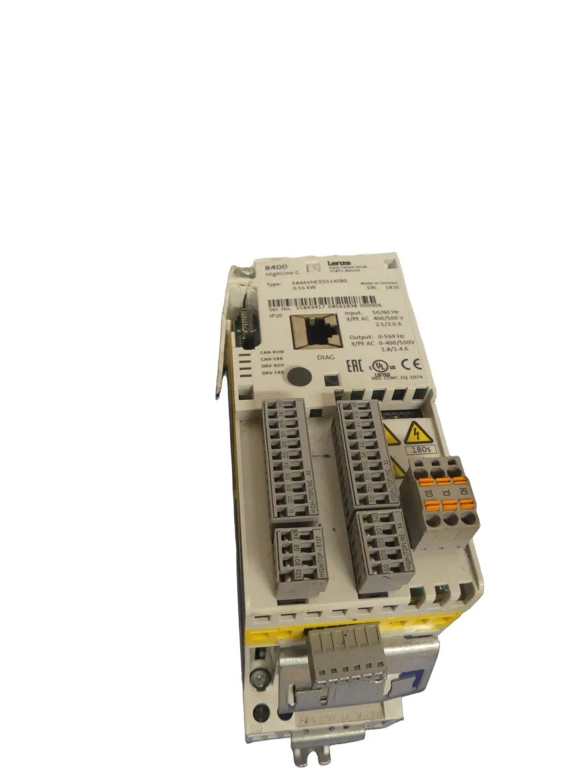 Produktfoto 1 von LENZE E84AVHCE5514SB0