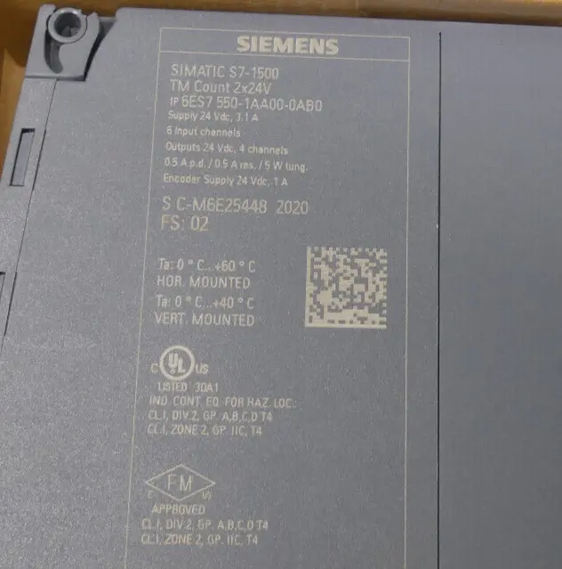 Produktfoto 1 von Siemens 6ES7550-1AA00-0AB0 6ES7 550-1AA00-0AB0
