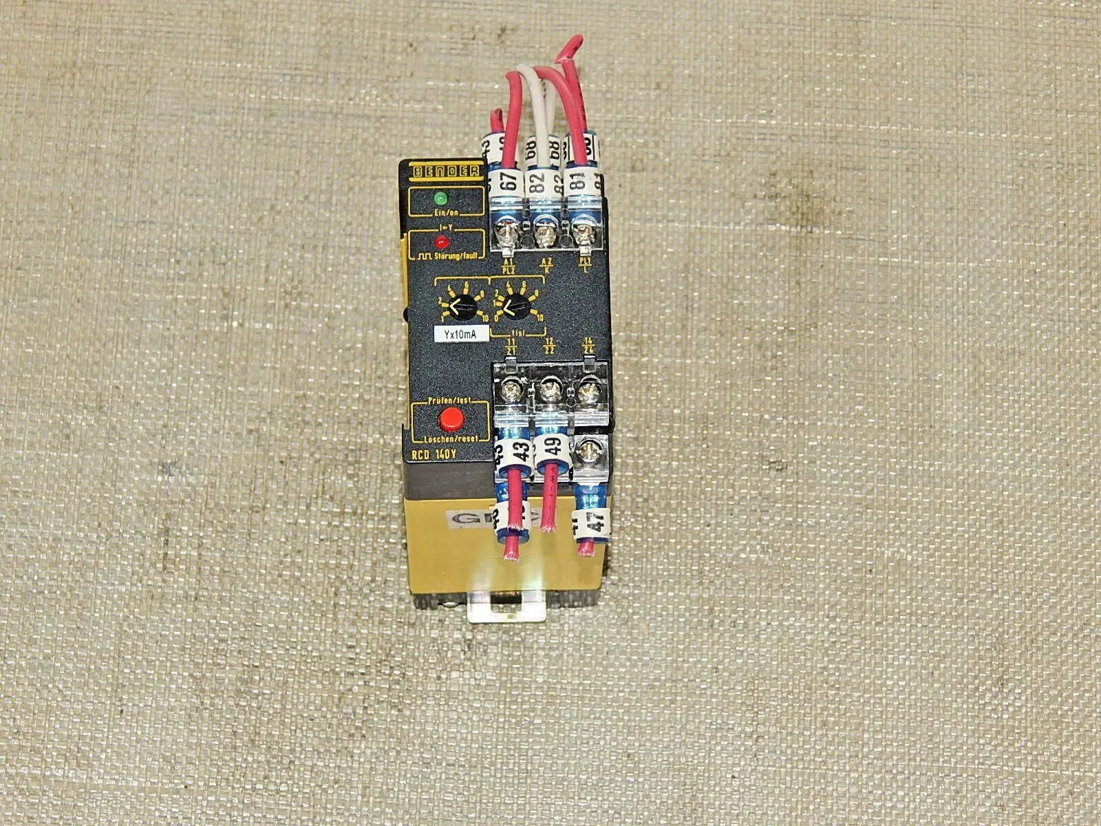 Produktfoto 1 von Bender RCD 140Y // RCD140Y Differenzstromüberwachung used