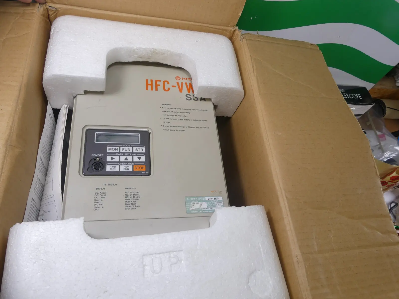 Produktfoto 1 von Hitachi Frequenzumrichter HFC-VWS S3A 8HF3EA