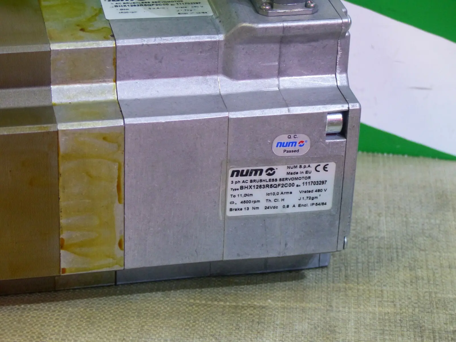 Produktfoto 1 von Num AC Brushless Servomotor BHX1263R5QF2C00