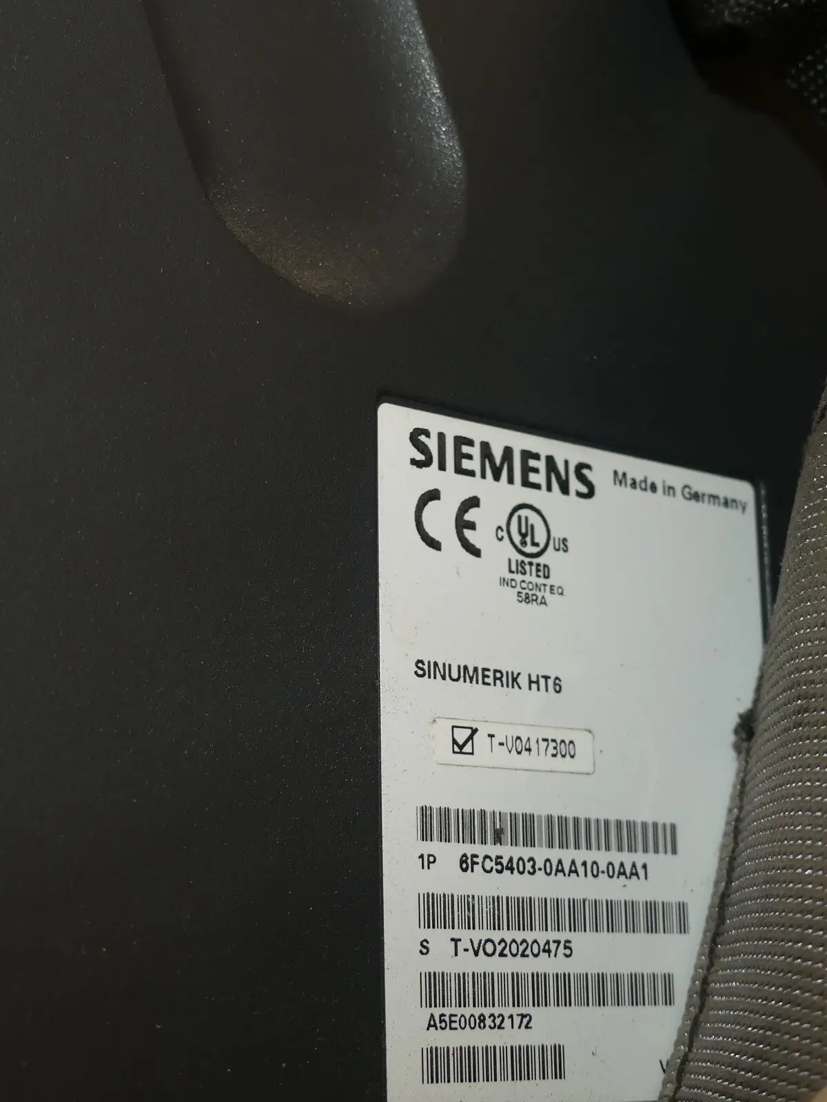 Produktfoto 1 von Siemens 6FC5403-0AA10-0AA1 Handheld Terminal Bedieneinheit