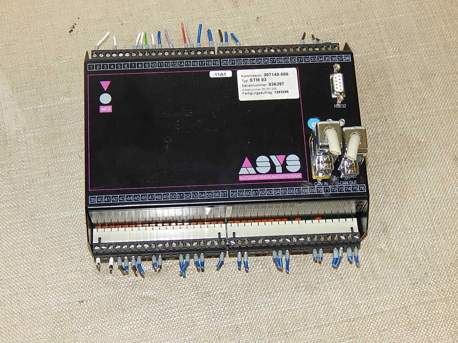 Produktfoto 1 von Elrest ASYS/CAN/M3/CPU167E/V1.51 Steuerung 10803036 Used