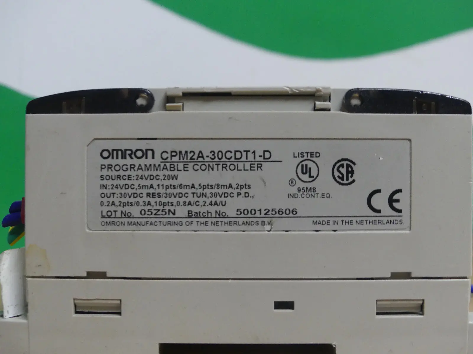 Produktfoto 1 von OMRON SYSMAC CPM2A-30CDT1-D PROGRAMMABLE CONTROLLER