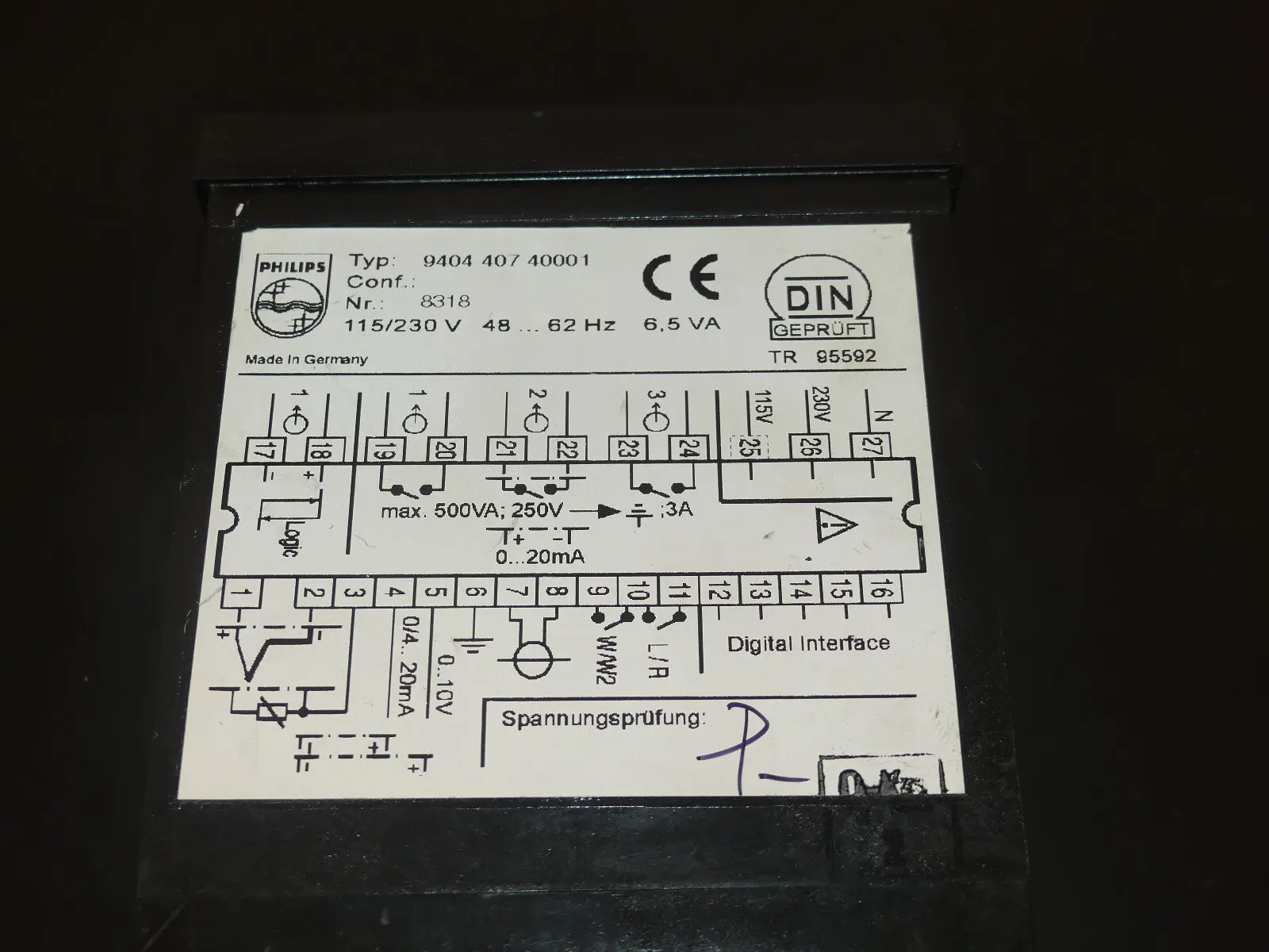 Produktfoto 1 von PHILIPS Typ: 9404 407 40001  used s.Bilder