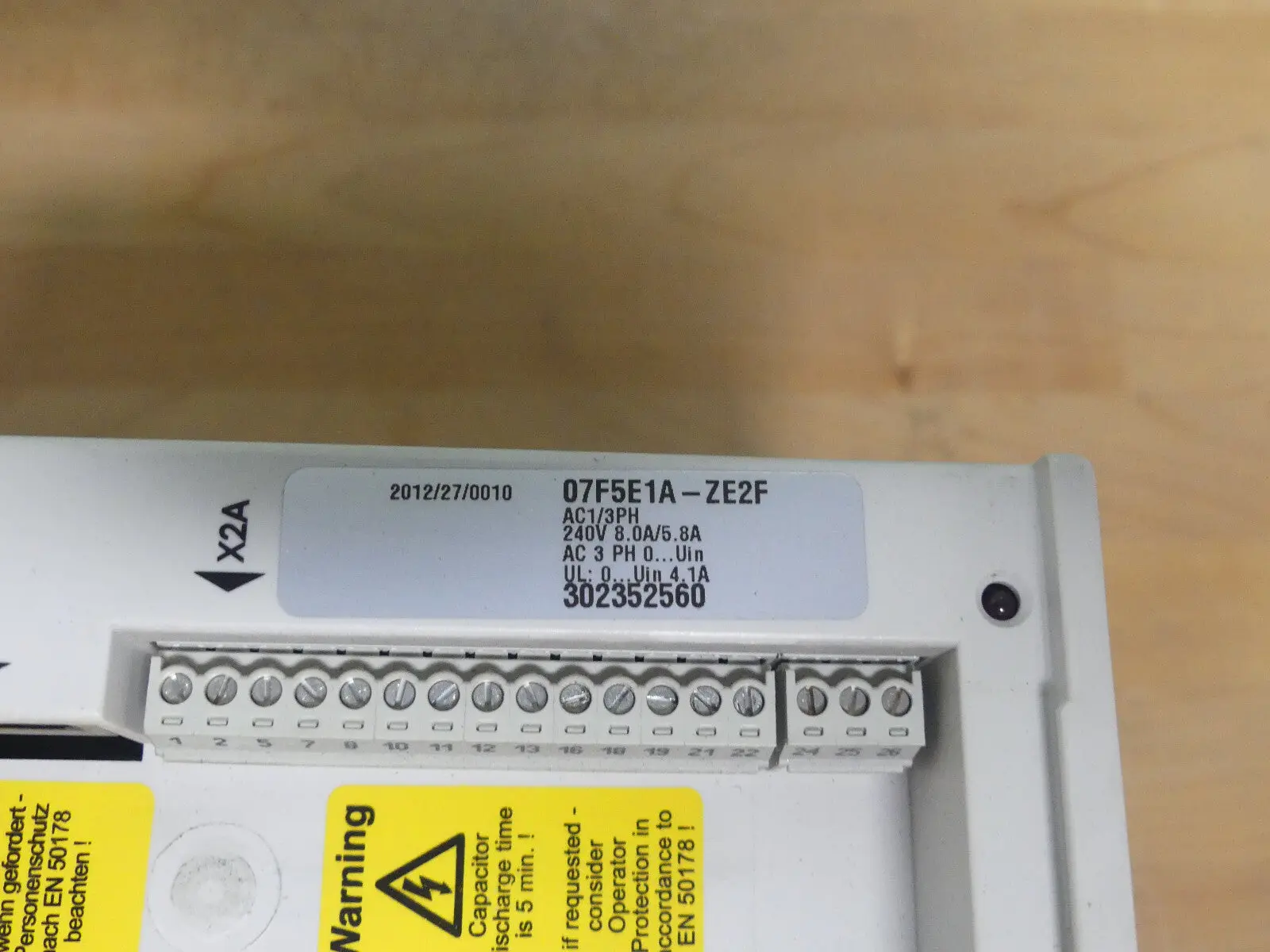 Produktfoto 1 von KEB F5 Combivert Frequenzumrichter 07F5E1A-ZE2F