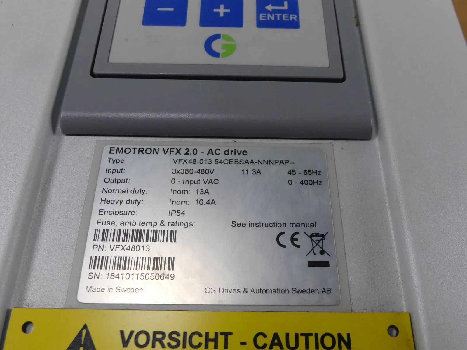 Produktfoto 1 von EMOTRON VFA 2.0-AC drive VFX48-013 54CEBSAA-NNNPAP--