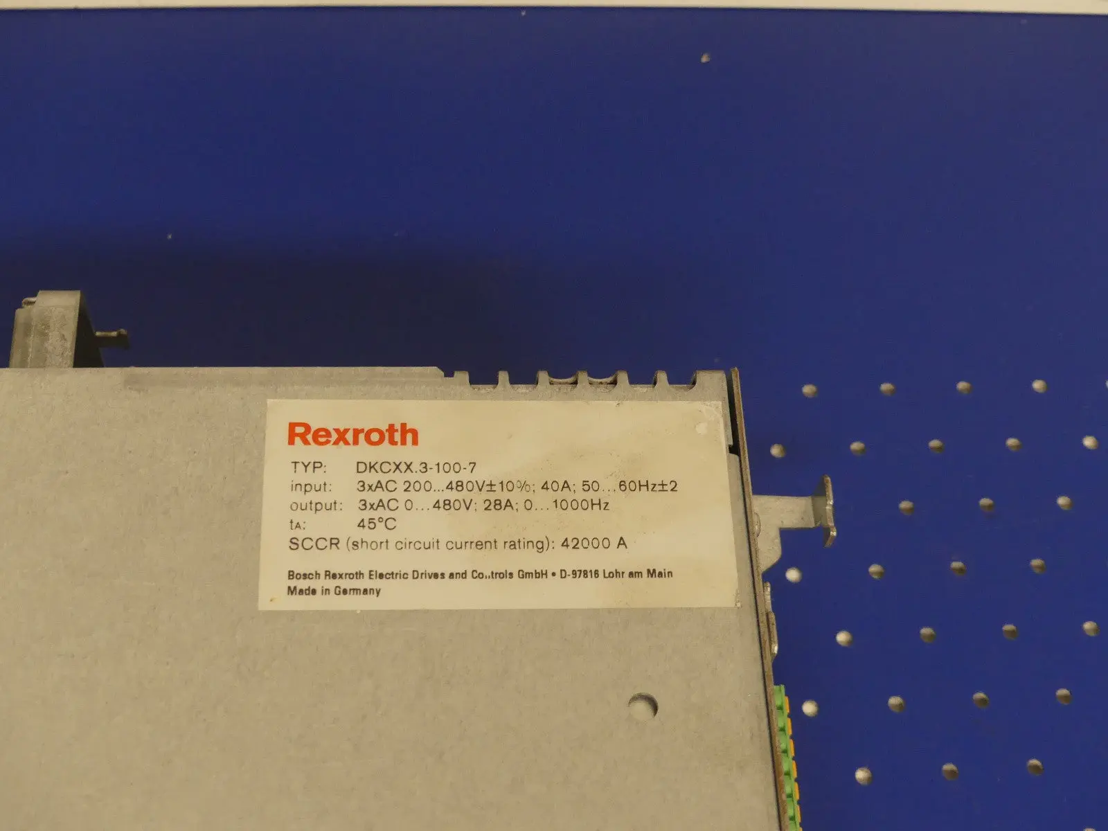 Produktfoto 1 von REXROTH DKC04.3-100-7-FW MIT FWA-EC0DR3-FGP-03VRS-MS