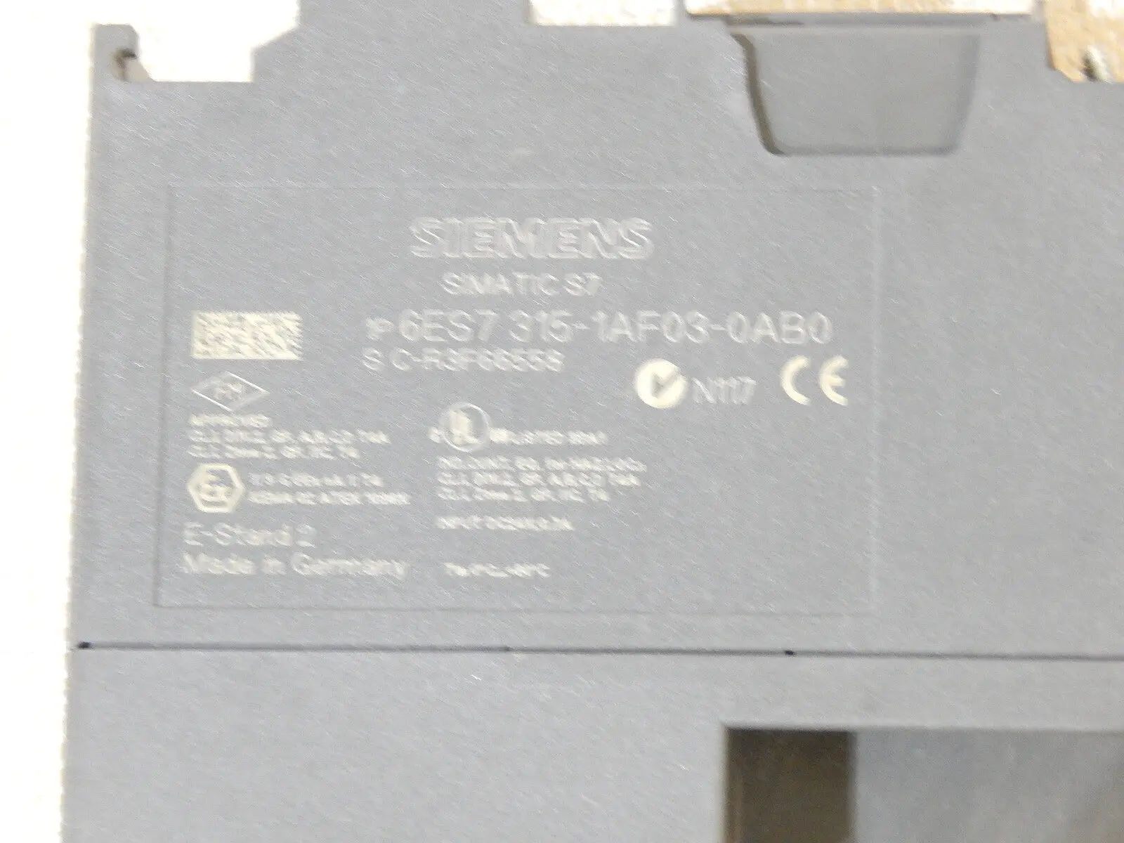 Produktfoto 1 von Siemens simatic S7 CPU315  6ES7315-1AF03-0AB0  E 2 Ohne deckel  s.Bitte Bilder