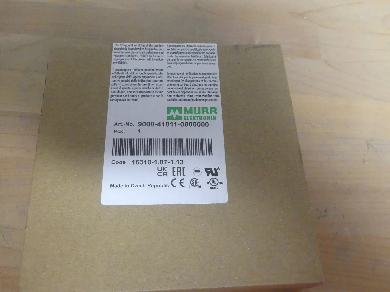 Produktfoto 1 von MURR ELEKTRONIK 9000-41011-0800000