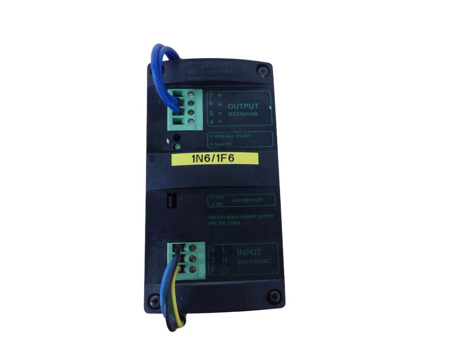 Produktfoto 1 von MURR ELEKTRONIK SWITCH MODE POWER SUPPLY MCS10-230/24 SINGLE PHASE 85085