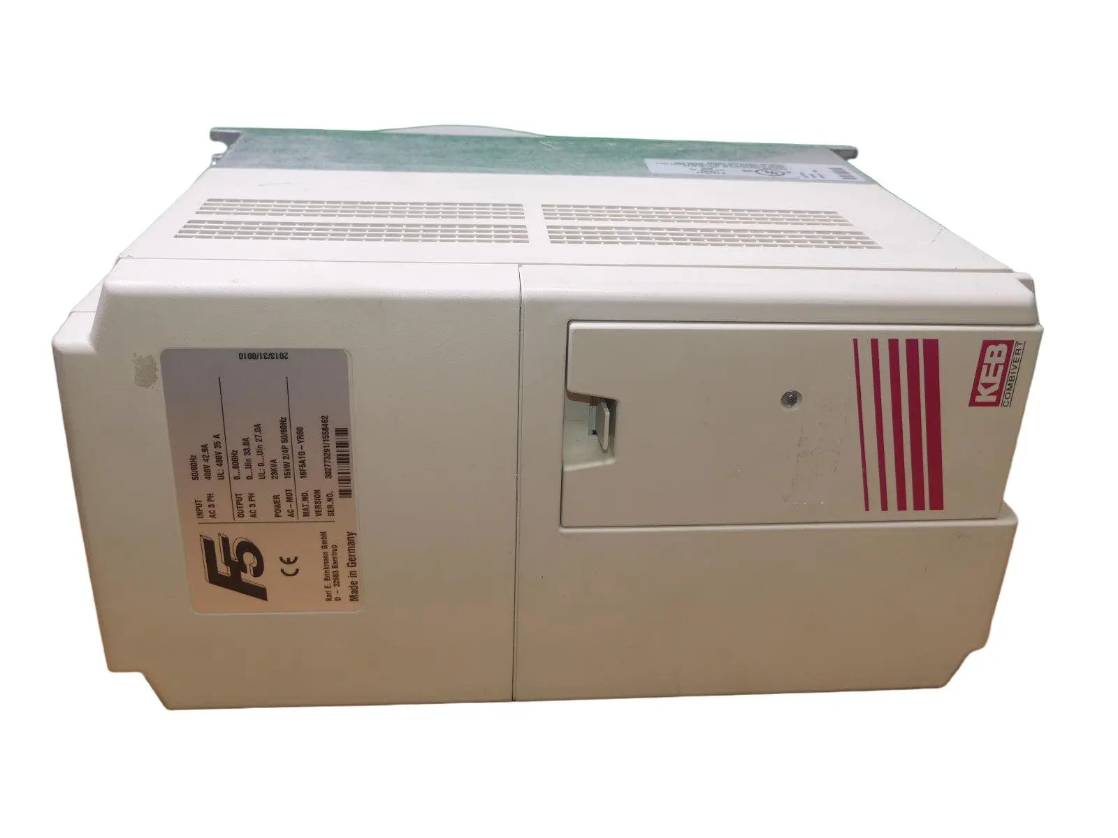 Produktfoto 1 von KEB 16F5A1G-YR60 Frequenzumrichter 15kW 2/4P 50/60Hz
