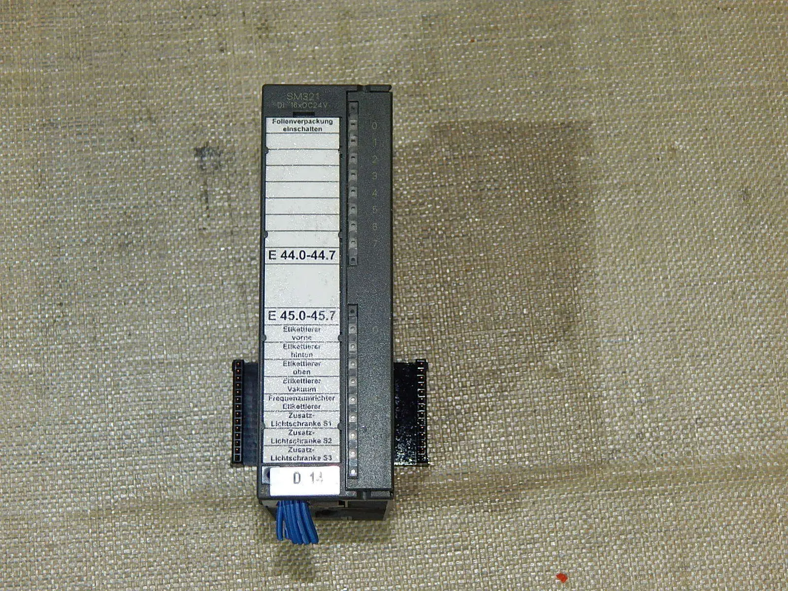 Produktfoto 1 von Siemens simatic S7-300 SM321  6ES7 321-1BH02-0AA0  E-Stand:01
