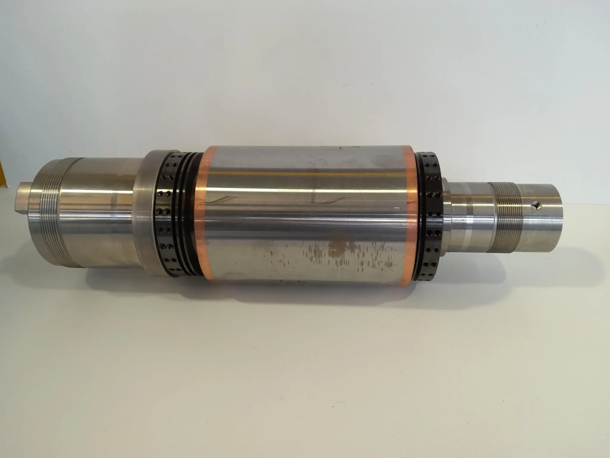Hauptwellenbaugruppe für Spindel HSD ES747 ISO50, Edelstahl (Welle + Rotor)