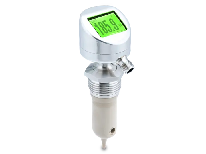 Produktfoto 1 von Conductivity Sensor PAC50H-1430A.32D11A.A04304.1030, 2% accuracy, IO-Link Dual Channel and 4…20mA, M12-A, 5-pin, G 1 A hygienic, SS., With display, 37 mm probe, PEEK wetted parts, IP65/IP67/IP69K, 3-A