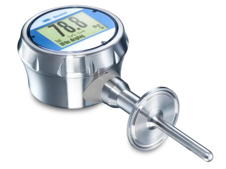 Temperatūras sensors ar displeju TFRH-5132.2001.1051.0110.0070 6x70mm G1/2 hygienic