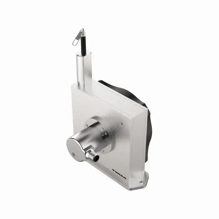 Produktfoto 1 von Draw-Wire encoder DW3000-110-7E-H1441, 3000 mm range, 4-20 mA, 12-30 VDC, M12 connector