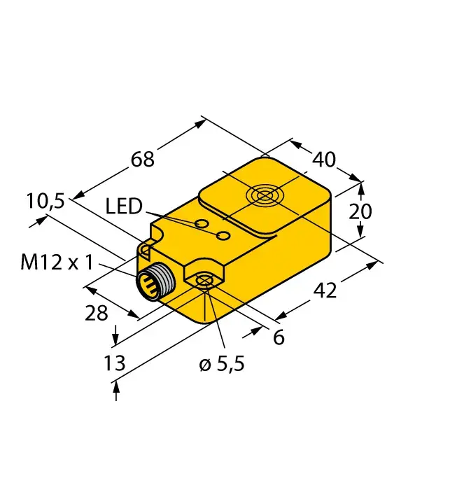 Produktfoto 1 von Inductive sensor NI25-Q20-AP6X2-H1141