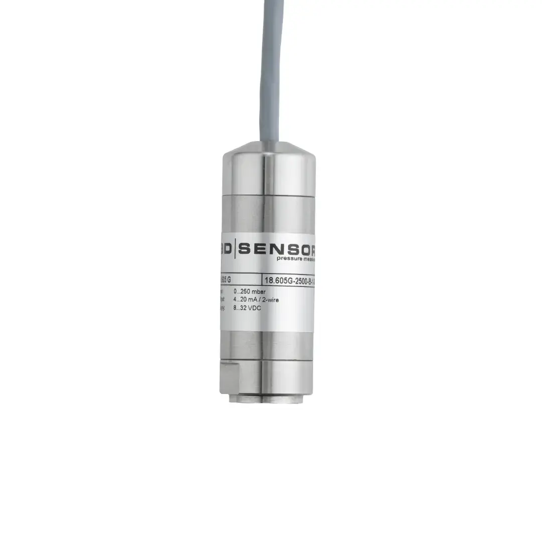 Produktfoto 1 von Level sensor 18.605G, 0-4 m H2O, 0-10 V, 6 m PVC cable