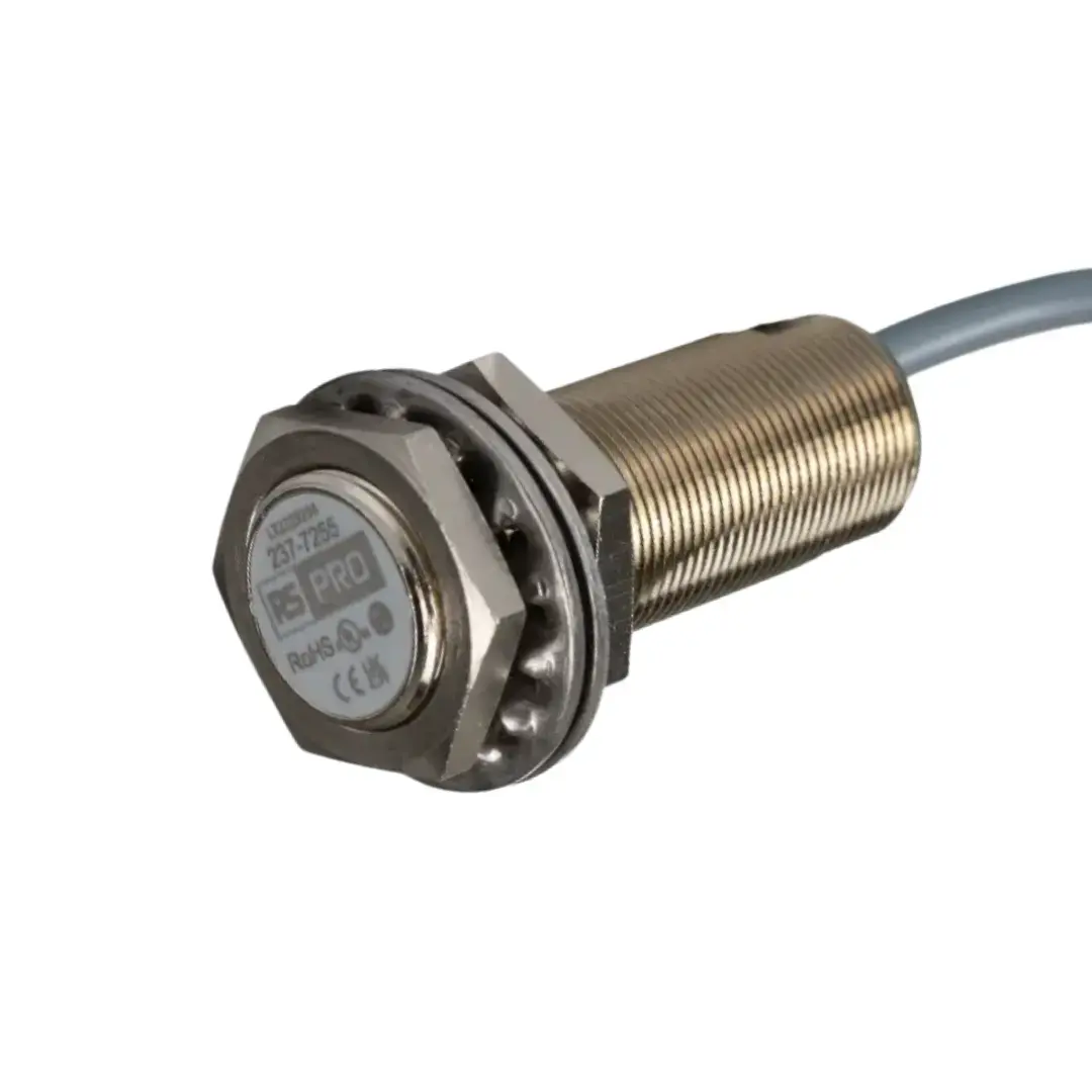Produktfoto 1 von Inductive sensor, 8mm, PNP/NPN, IO-Link, M18, 2m cable, flush