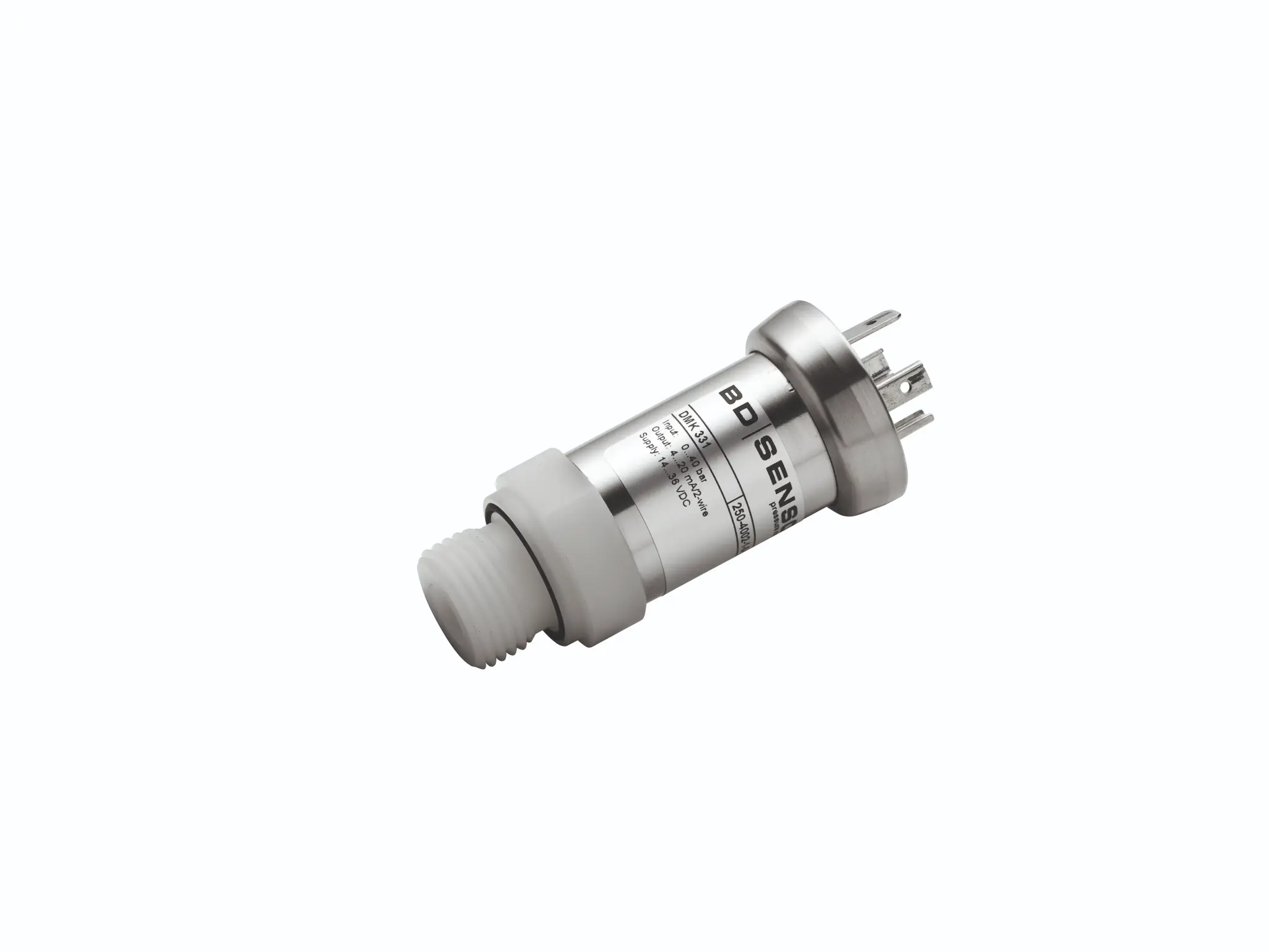 Produktfoto 1 von Pressure sensor DMK331, -0.4...0 bar, 0-10 V, G 1/2" DIN 3852 flush, M12 connector, 4-pin