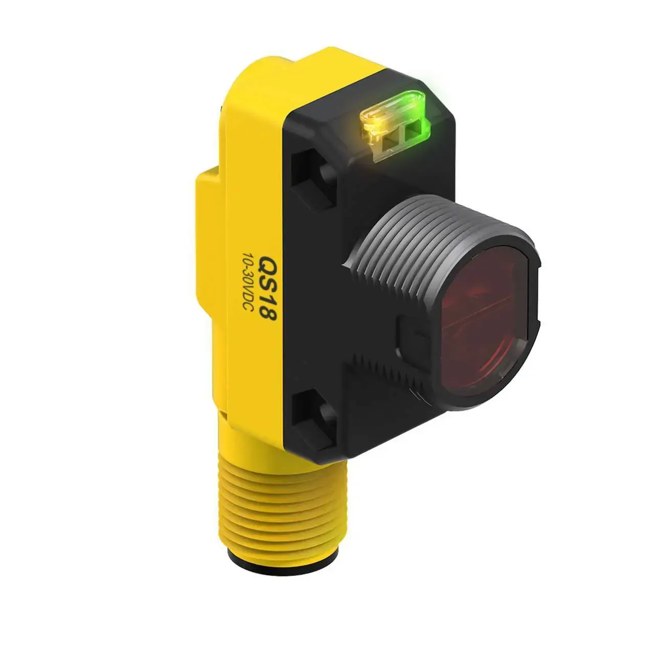 Produktfoto 1 von Photo sensor QS18VP6LLPQ8, laser, Retroreflective, 0.1-10 m, PNP NO/NC, M12 4-pin