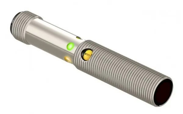 Produktfoto 1 von Photo sensor M12PDQ8, diffuse, 0.. 400mm, conc., NO/NC PNP