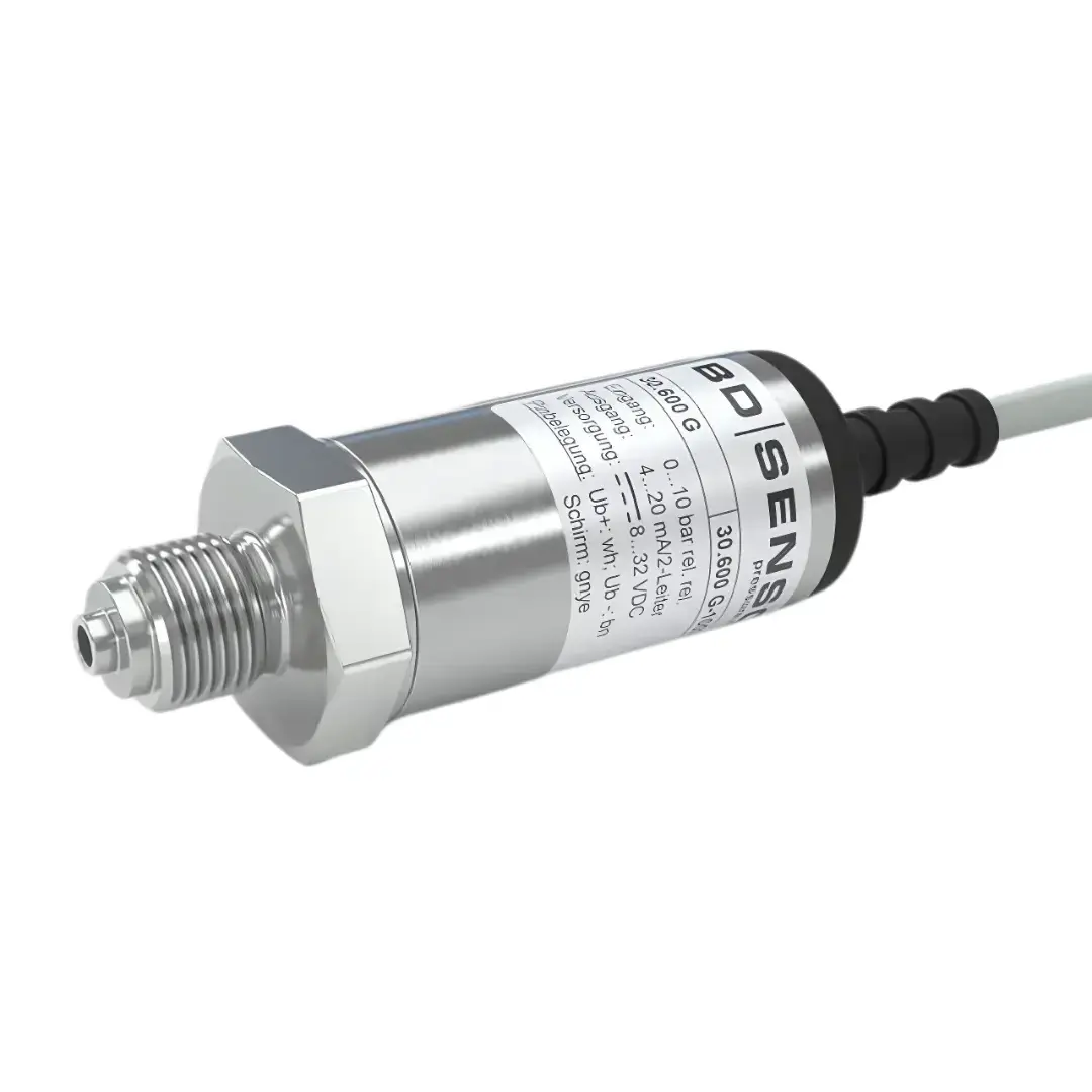 Produktfoto 1 von Pressure sensor 30.600G, 0...100 bar, 4-20 mA, G1/4" DIN 3852, M12 connector, 4-pin