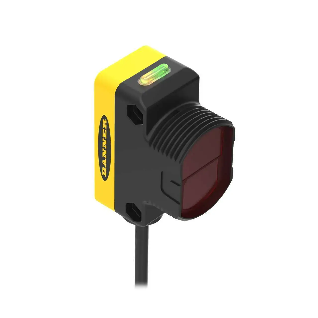Produktfoto 1 von Optical sensor QS30LPQPMA25, retroreflective, 0-8 m, PNP NO/NC, 150 mm pigtail M12 connector