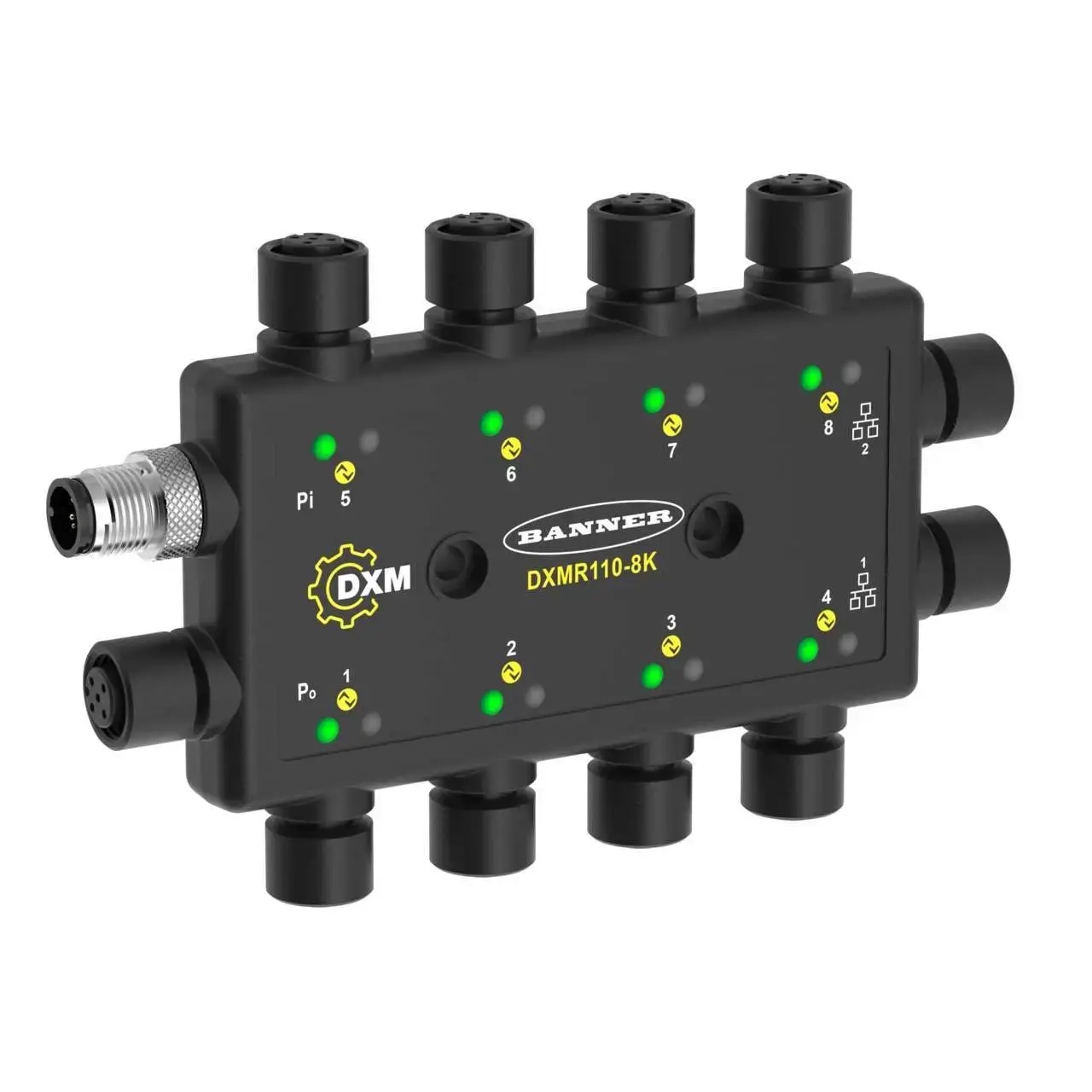 Produktfoto 1 von IO-Link Master/Controller DXMR110-8K, 8-port