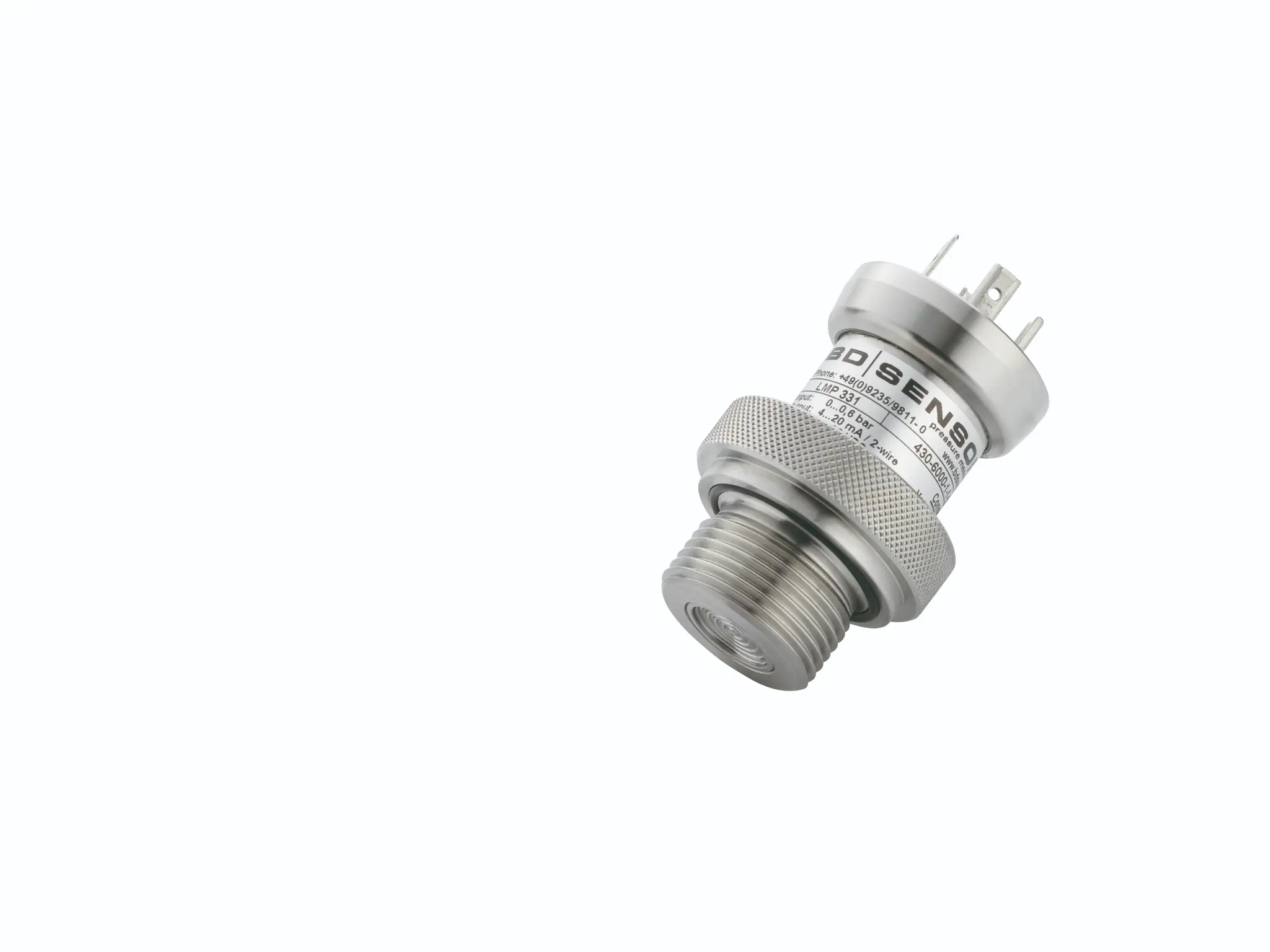 Produktfoto 1 von Level sensor LMP331, 0-1 m H2O, 4-20 mA, G 3/4" DIN 3852, flush