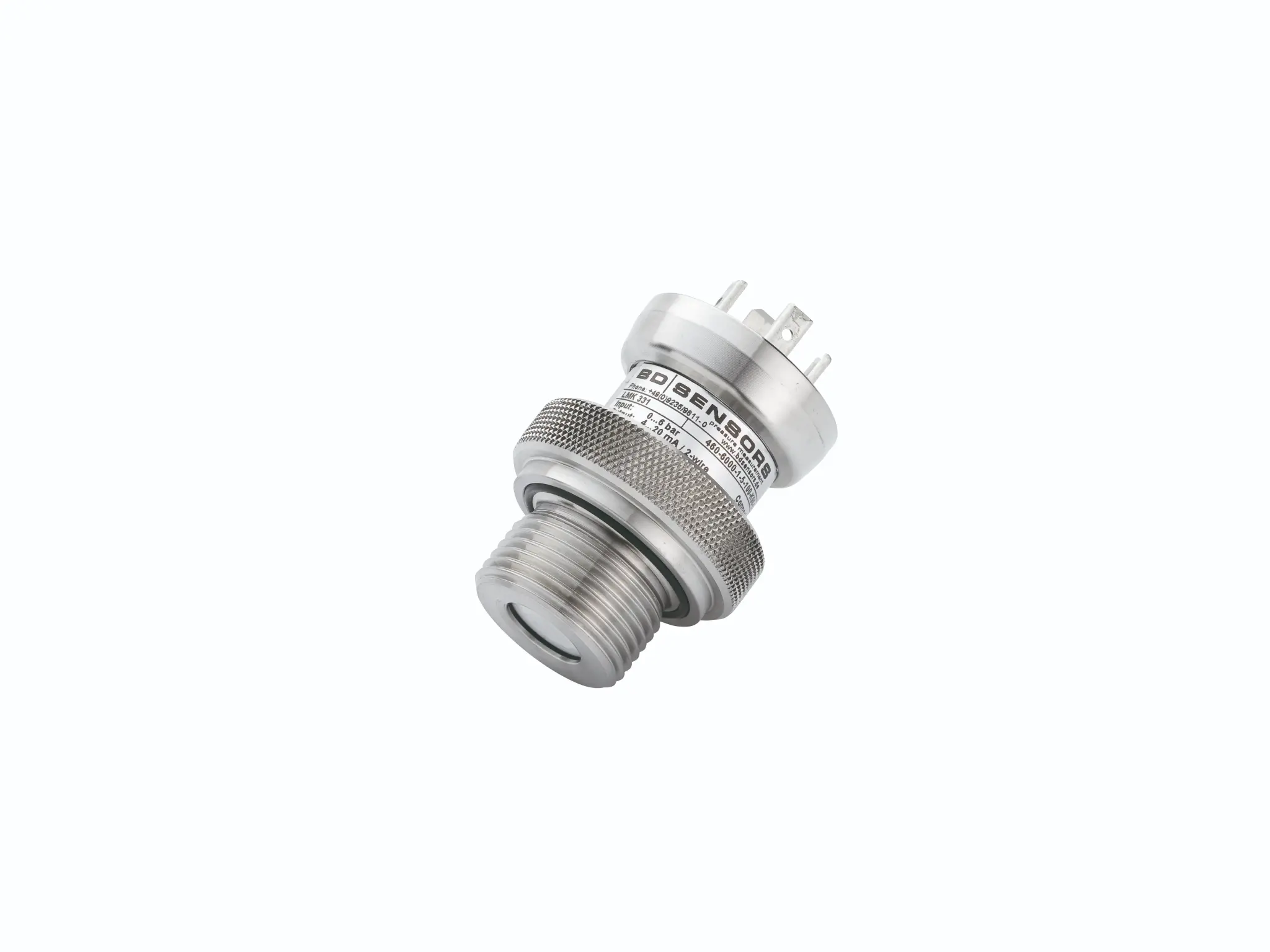 Produktfoto 1 von Level sensor LMK331, 0-6 m H2O, 4-20 mA, G 3/4" DIN 3852, flush