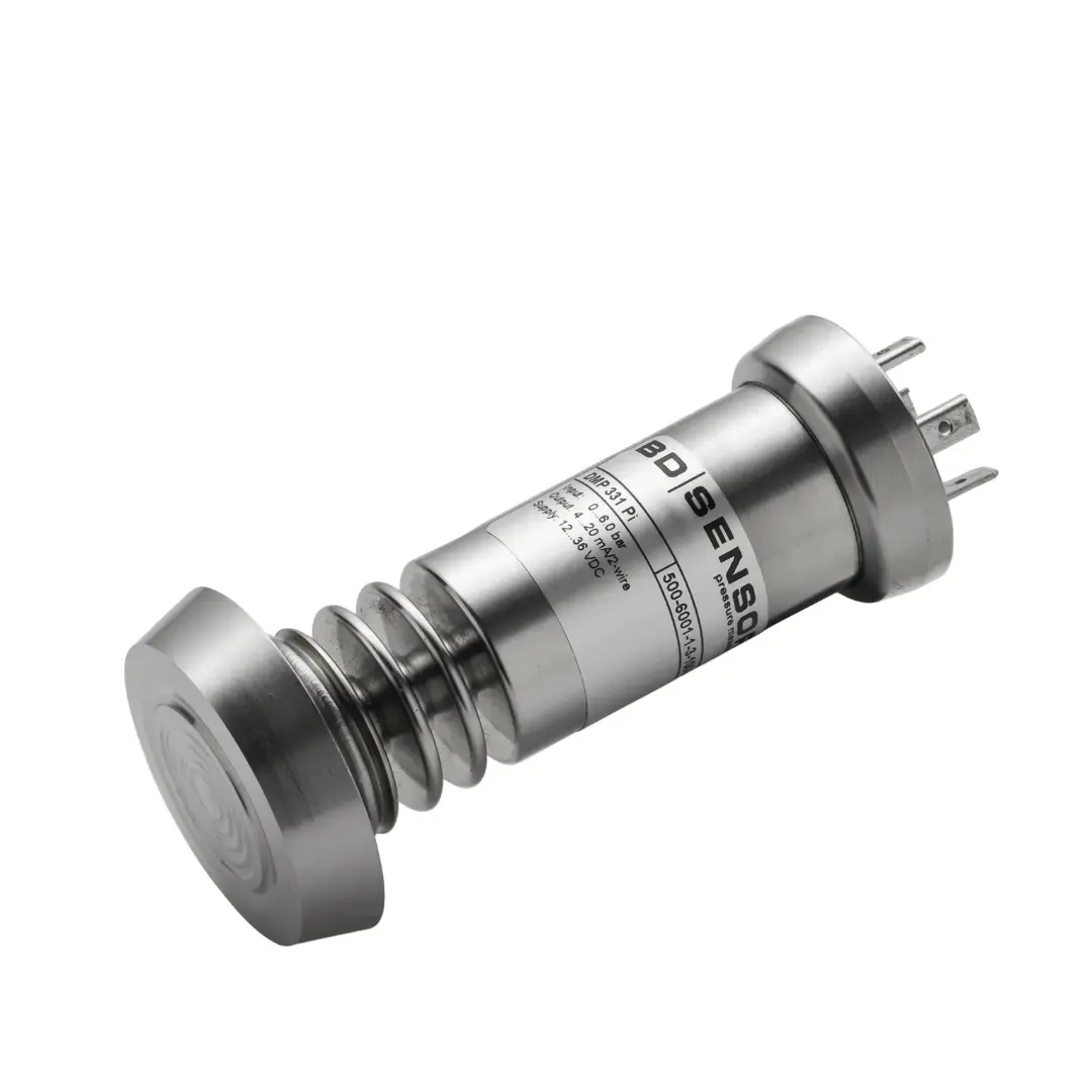 Produktfoto 1 von Pressure sensor DMP331Pi, -1...0 bar, 4-20 mA, G 1" flush cone, 7-pin connector, RS232