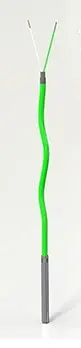 Produktfoto 1 von Thermocouple K, 6x30mm, T-CABLE-5000/YY-K-1-X, Welded tip thermocouple with cable end dipped to thermal cement 30 mm deep