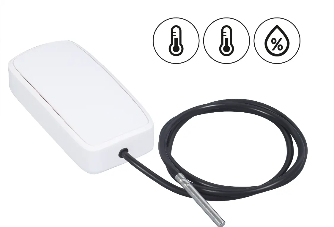 Produktfoto 1 von Temperatūras un mitruma sensors ar ārējo zondi 1m, IP67 korpuss NB-IOT