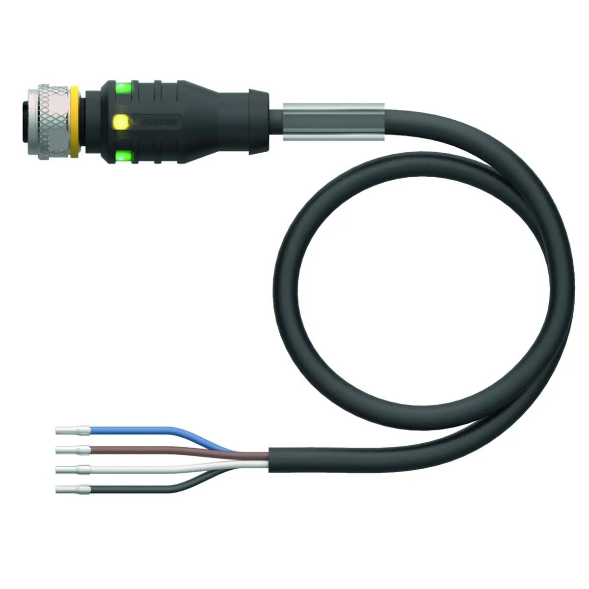 Produktfoto 1 von Connection cable RKC4.4T-P7X2-5/TEL, LED