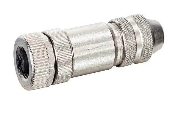 Produktfoto 1 von Connector M12, 5 pin, mom, straight, shielded, screwed contact, 4-6 mm