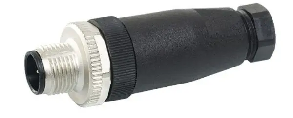 Produktfoto 1 von Connector M12, 8 pin, Papa, Straight