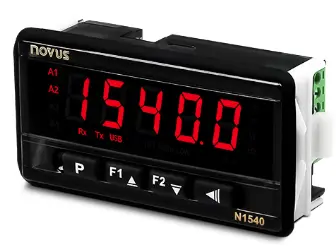 Produktfoto 1 von Process controller N1540 USB, 2 relays + 4-20 mA, 96 x 48 mm, 1/8 DIN, 230Vac