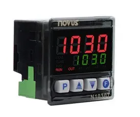 Produktfoto 1 von Temperature controller with timer N1030T-PR, Pt100/J/K/T, 1 relay+SSR out, 100 to 240 Vac/dc, 48x48 mm