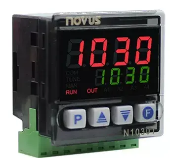 Produktfoto 1 von Temperature controller, Timer N1030T-PR, 24Vdc, Pt100/J/K/T, 1 relay+SSR out, 48x48 mm