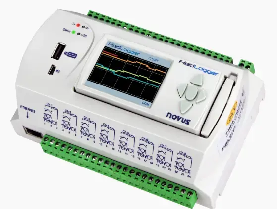 Produktfoto 1 von FieldLogger 24V+HMI, Ethernet, 2xRS485Master/Slave data logger