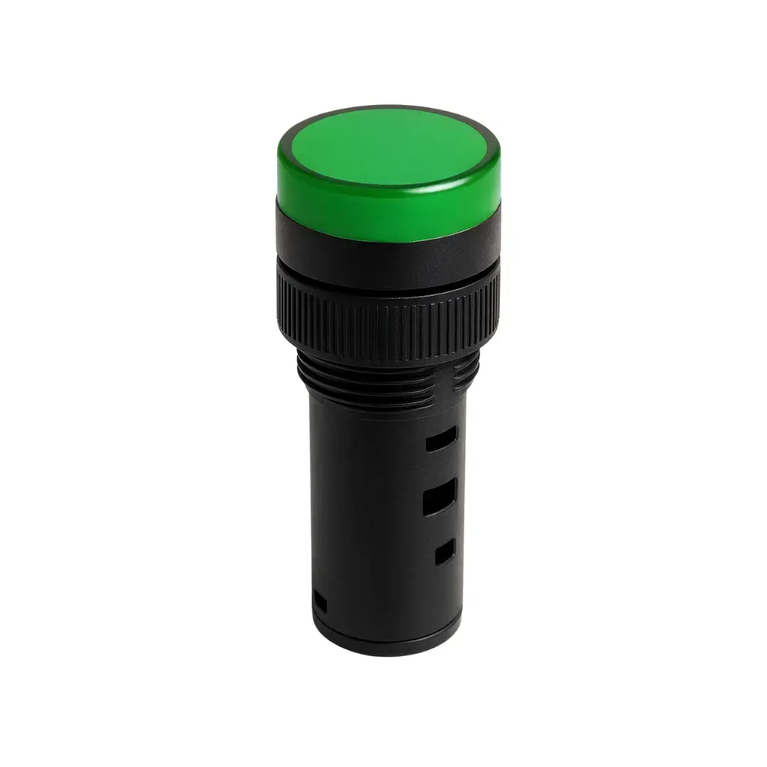 Produktfoto 1 von LED lamp 16 mm, green, 230 VAC