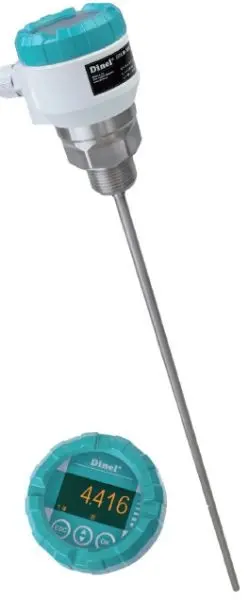 Produktfoto 1 von Level sensor, Microwave radar, No ATEX, rod 1 m, G1 in, 4-20 mA, without Displ.