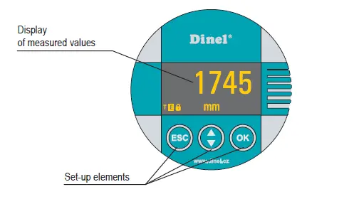 Produktfoto 1 von Display module DM-70, LCD, suitable for outside conditions and visible in sunlight